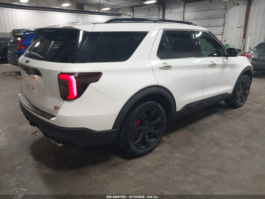 2020 Ford Explorer VIN 1FM5K8GC6LGB41516 IAAI salvage auction — HAIL, Wait Title, sold $12,000 on 2026-08-22 (photo 4)