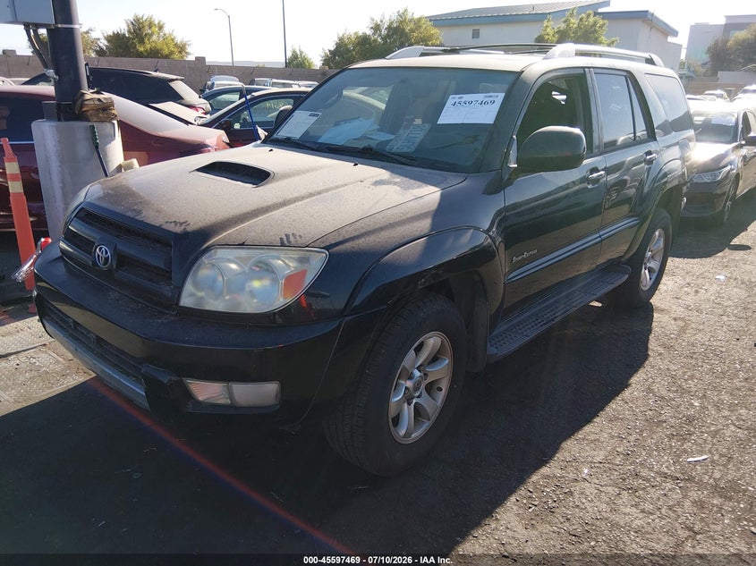 2005 Toyota 4runner VIN JTEZU14R658027492 IAAI salvage auction — REAR END, Salvage Certificate (California), sold $2,000 on 2026-07-17 (photo 2)
