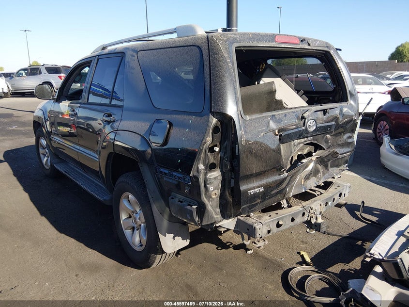 2005 Toyota 4runner VIN JTEZU14R658027492 IAAI salvage auction — REAR END, Salvage Certificate (California), sold $2,000 on 2026-07-17 (photo 3)
