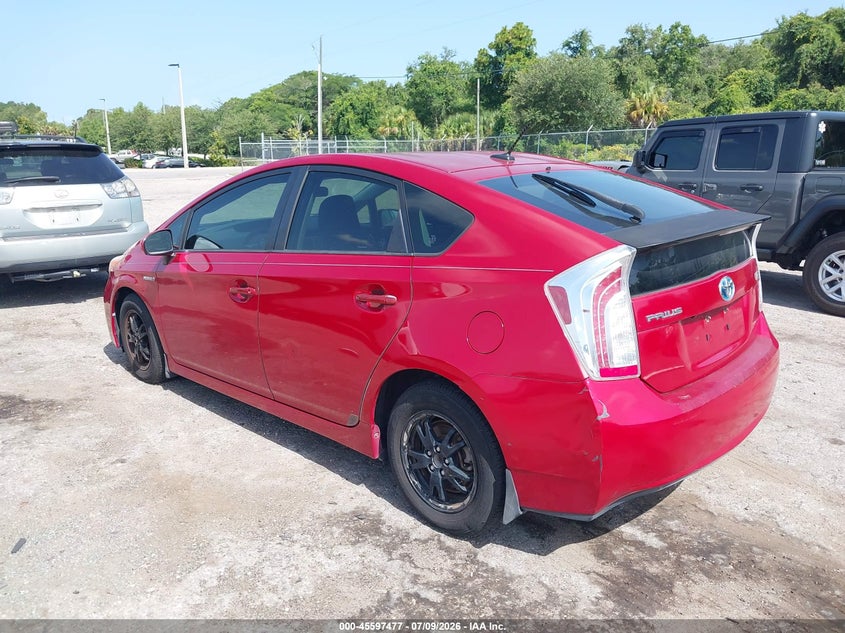 2014 Toyota Prius VIN JTDKN3DU3E0368687 IAAI salvage auction — NORMAL WEAR, Clear (Florida), sold $1,200 on 2026-07-30 (photo 3)