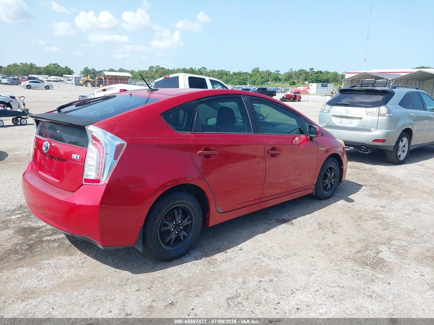 2014 Toyota Prius VIN JTDKN3DU3E0368687 IAAI salvage auction — NORMAL WEAR, Clear (Florida), sold $1,200 on 2026-07-30 (photo 4)