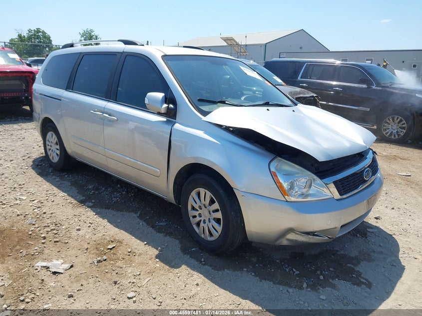 2012 Kia SEDONA VIN KNDMG4C72C6491704 IAAI salvage auction — FRONT END, Salvage (Ohio), sold $350 on 2026-07-25 (photo 1)