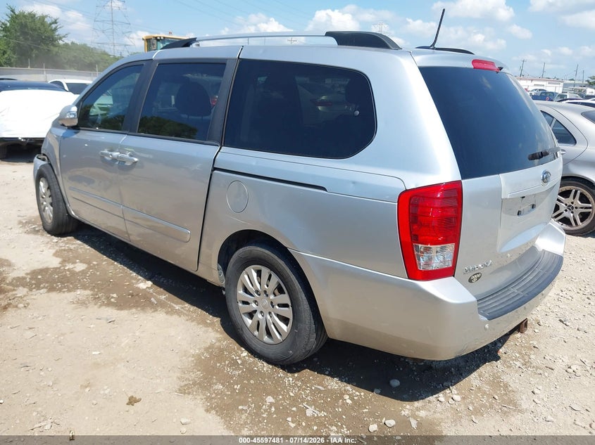 2012 Kia SEDONA VIN KNDMG4C72C6491704 IAAI salvage auction — FRONT END, Salvage (Ohio), sold $350 on 2026-07-25 (photo 3)