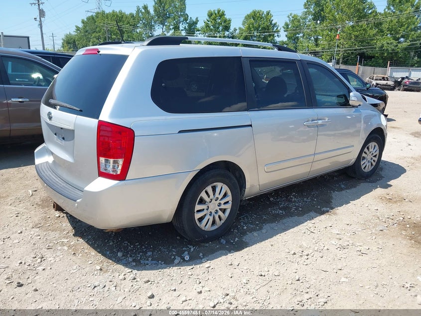 2012 Kia SEDONA VIN KNDMG4C72C6491704 IAAI salvage auction — FRONT END, Salvage (Ohio), sold $350 on 2026-07-25 (photo 4)