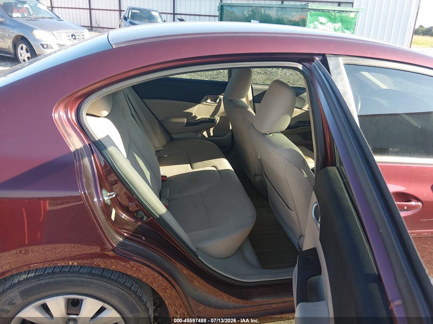 2012 Honda Civic VIN 19XFB2F56CE082881 IAAI salvage auction — FRONT END, Salvage (Arkansas), sold $1,350 on 2026-07-30 (photo 8)