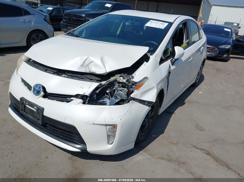 2013 Toyota Prius VIN JTDKN3DU6D5633698 IAAI salvage auction — LEFT FRONT, Salvage (California), sold $1,350 on 2026-07-29 (photo 6)