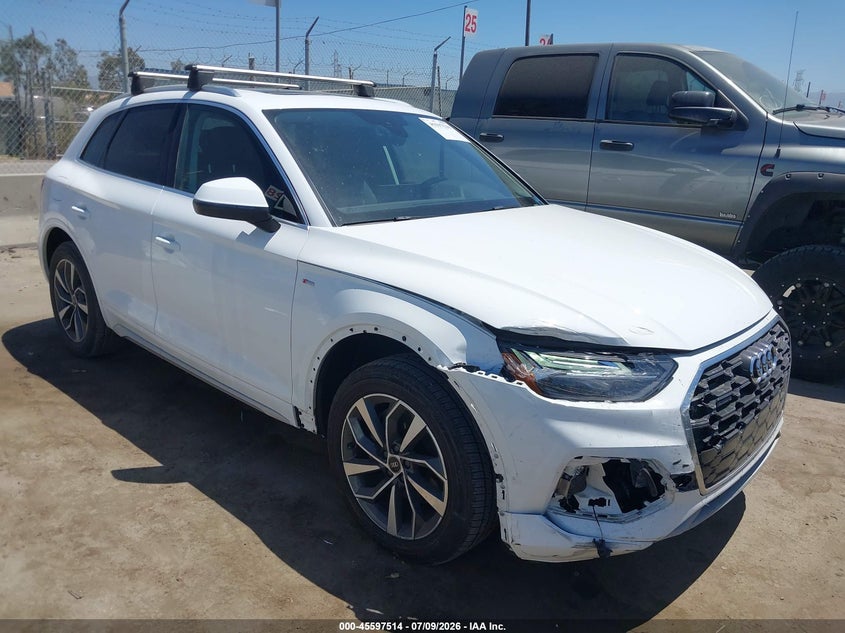 2023 Audi Q5 VIN WA1EAAFY0P2031473 — IAAI salvage auction photo