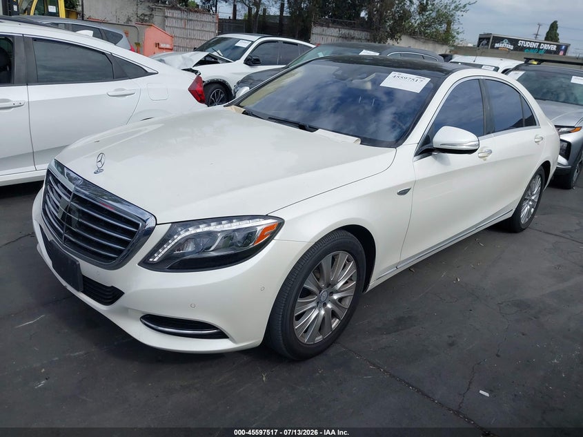 2014 Mercedes-benz S-klasse VIN WDDUG8CB1EA012903 IAAI salvage auction — SIDE, Salvage Title, sold $9,300 on 2026-08-12 (photo 2)