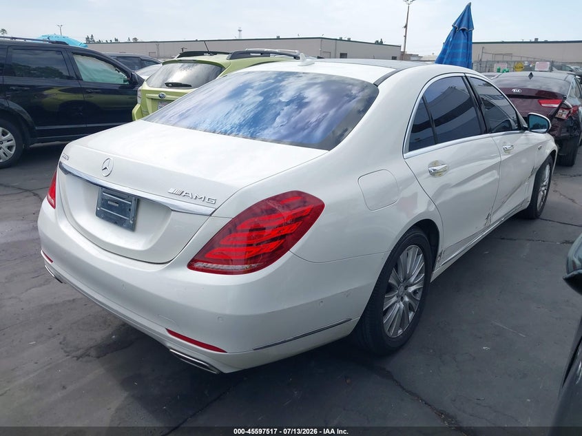 2014 Mercedes-benz S-klasse VIN WDDUG8CB1EA012903 IAAI salvage auction — SIDE, Salvage Title, sold $9,300 on 2026-08-12 (photo 4)