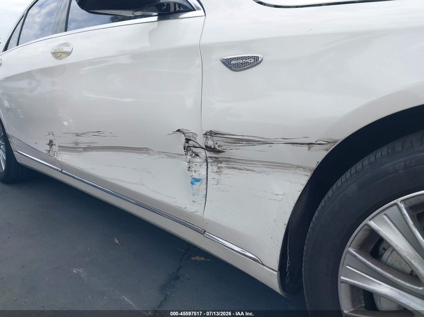 2014 Mercedes-benz S-klasse VIN WDDUG8CB1EA012903 IAAI salvage auction — SIDE, Salvage Title, sold $9,300 on 2026-08-12 (photo 6)