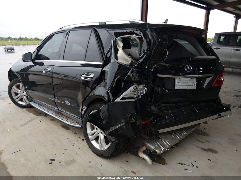2015 Mercedes-benz M-klasse VIN 4JGDA5JB1FA478230 IAAI salvage auction — NORMAL WEAR, Original (Texas), sold $25 on 2026-07-24 (photo 3)
