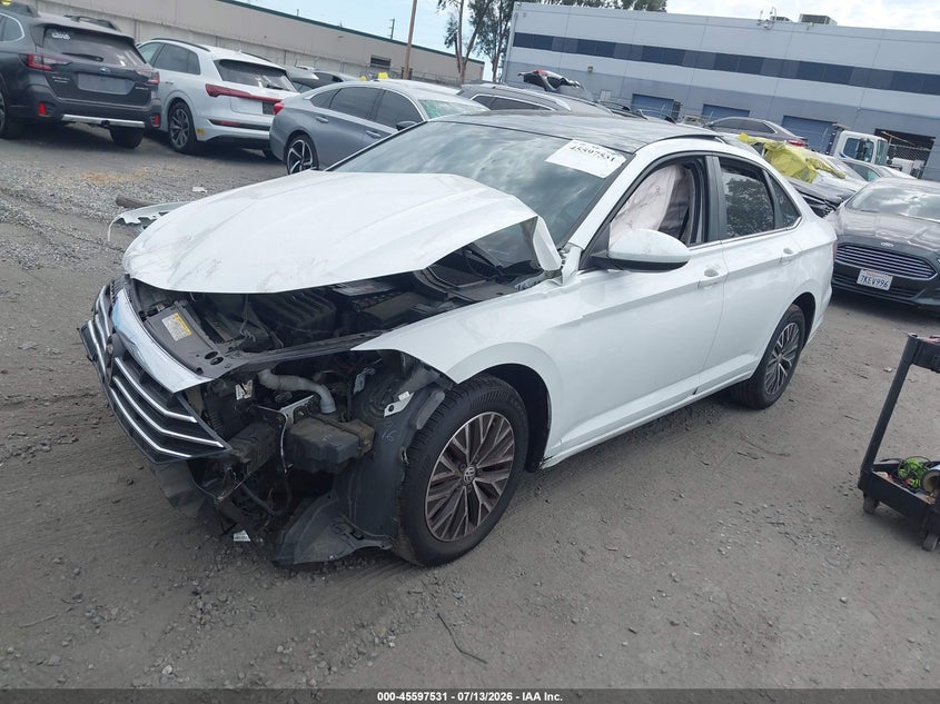 2021 Volkswagen Jetta VIN 3VWC57BU0MM091696 IAAI salvage auction — FRONT END, Salvage Certificate (California), sold $1,600 on 2026-08-01 (photo 2)