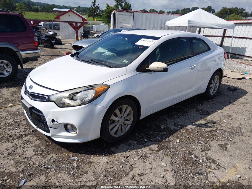 2015 Kia Forte VIN KNAFX6A82F5389102 IAAI salvage auction — FRONT END, Clear (Arkansas), sold $1,250 on 2026-07-31 (photo 2)