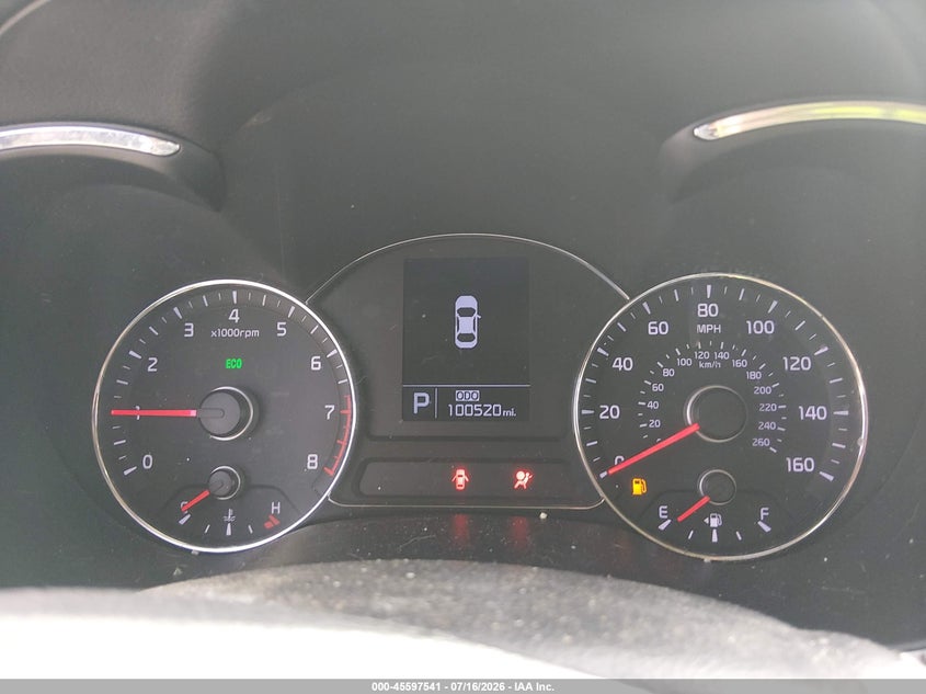 2015 Kia Forte VIN KNAFX6A82F5389102 IAAI salvage auction — FRONT END, Clear (Arkansas), sold $1,250 on 2026-07-31 (photo 7)
