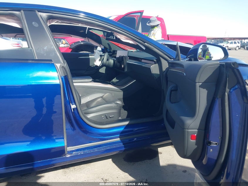 2022 Tesla Model s VIN 5YJSA1E57NF493510 IAAI salvage auction — LEFT FRONT, Salvage (Arizona), sold $7,600 on 2026-07-23 (photo 5)