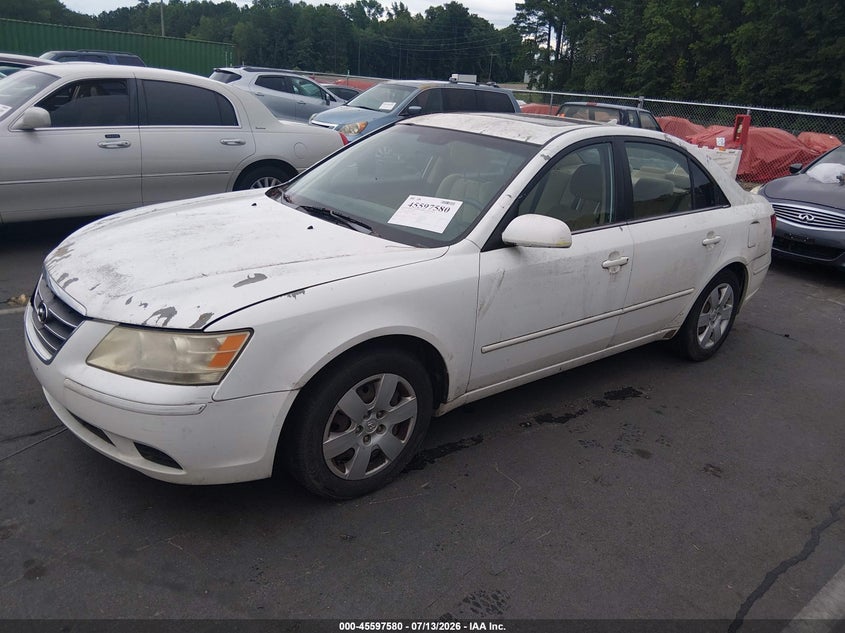 2009 Hyundai Sonata VIN 5NPET46C39H468276 IAAI salvage auction — NORMAL WEAR, Clear (North Carolina), sold $225 on 2026-07-22 (photo 2)
