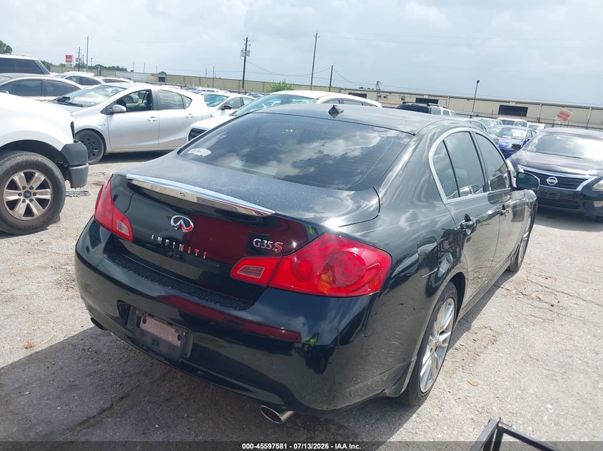 2008 Infiniti G35 VIN JNKBV61E48M200535 IAAI salvage auction — NORMAL WEAR, Original (Texas), sold $75 on 2026-07-22 (photo 4)