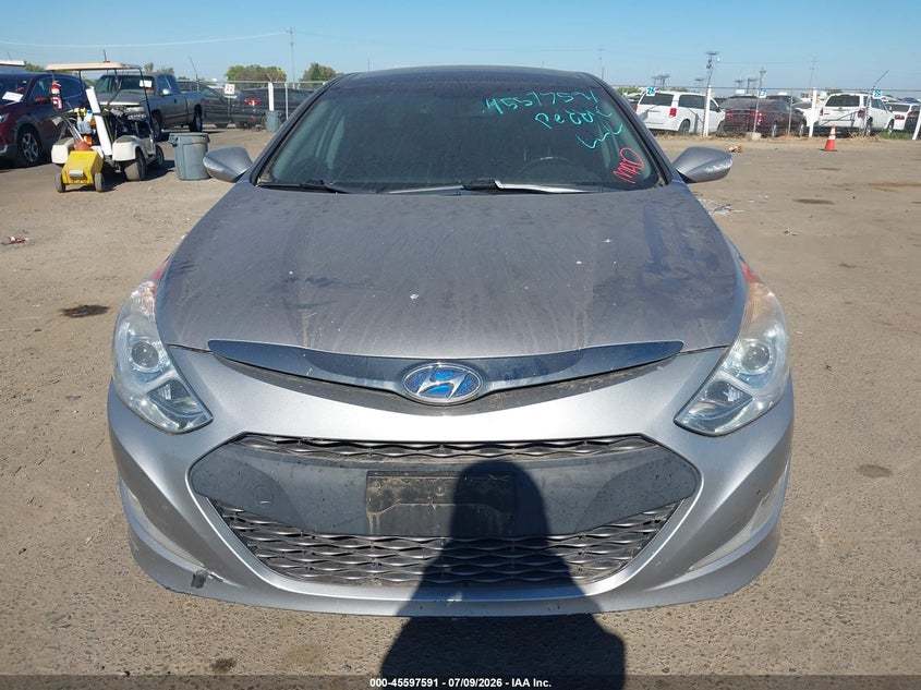 2011 Hyundai Sonata hybrid VIN KMHEC4A41BA003827 IAAI salvage auction — NORMAL WEAR, Clear - Dealer Only (California), sold $1,000 on 2026-07-29 (photo 6)