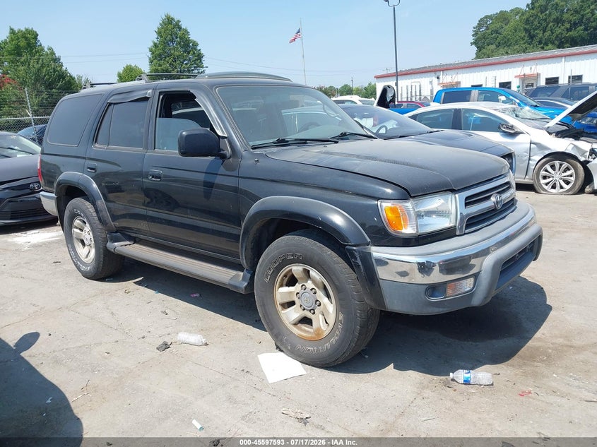 2000 Toyota 4runner VIN JT3GN86R3Y0167294 IAAI salvage auction — NORMAL WEAR, Clear-Dealer Only (North Carolina), sold $350 on 2026-07-29 (photo 1)