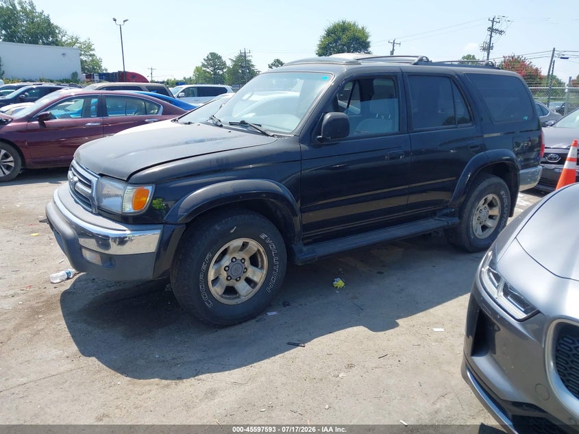 2000 Toyota 4runner VIN JT3GN86R3Y0167294 IAAI salvage auction — NORMAL WEAR, Clear-Dealer Only (North Carolina), sold $350 on 2026-07-29 (photo 2)