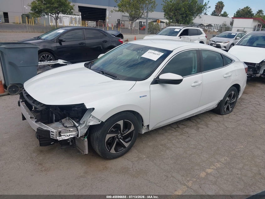 2022 Honda Insight VIN 19XZE4F50NE009444 IAAI salvage auction — FRONT END, Salvage Title, sold $7,800 on 2026-08-14 (photo 2)