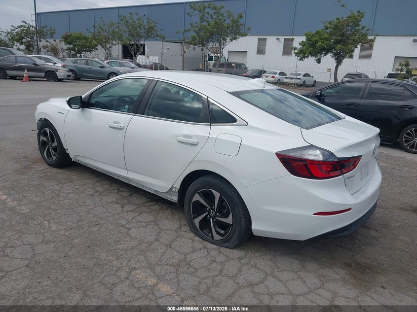 2022 Honda Insight VIN 19XZE4F50NE009444 IAAI salvage auction — FRONT END, Salvage Title, sold $7,800 on 2026-08-14 (photo 3)