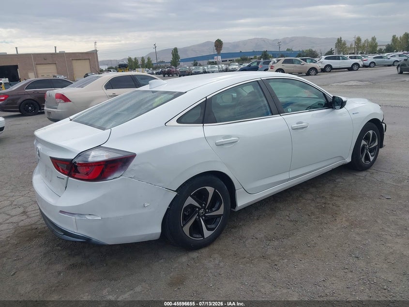 2022 Honda Insight VIN 19XZE4F50NE009444 IAAI salvage auction — FRONT END, Salvage Title, sold $7,800 on 2026-08-14 (photo 4)