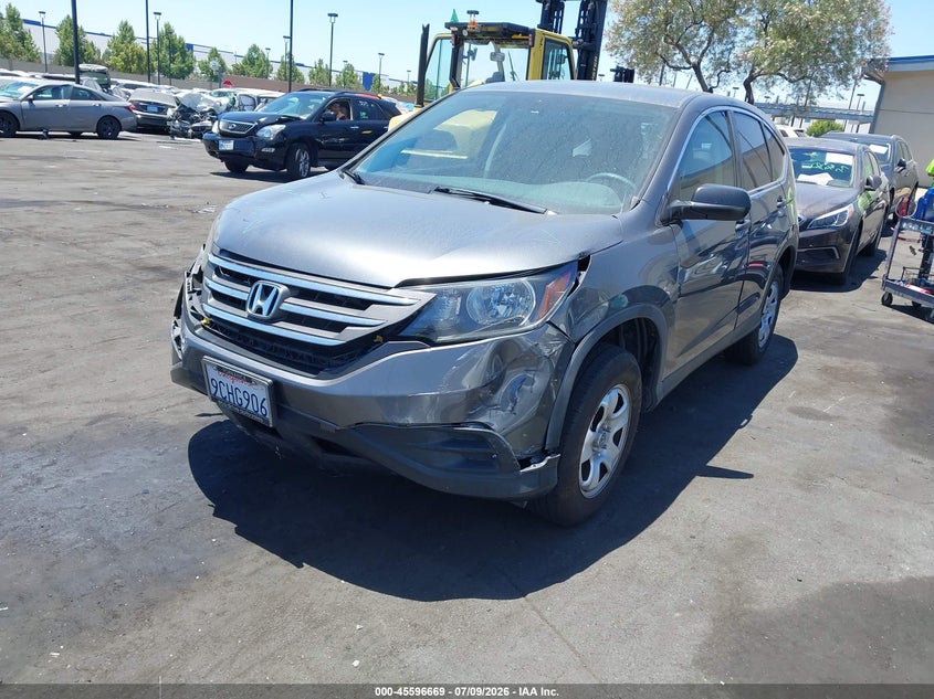 2014 Honda Cr-v VIN 3CZRM3H37EG713292 IAAI salvage auction — FRONT END, Salvage Certificate (California), sold $3,200 on 2026-07-22 (photo 2)