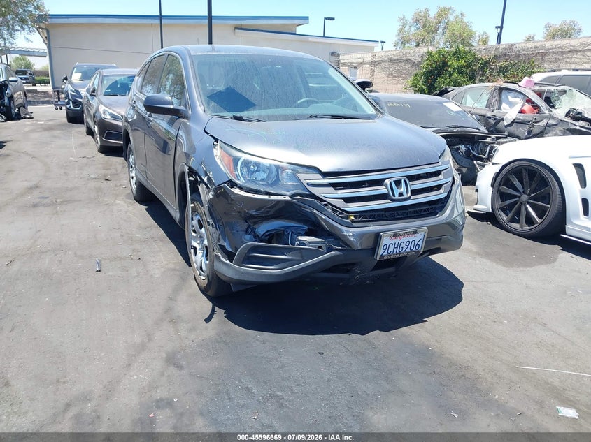 2014 Honda Cr-v VIN 3CZRM3H37EG713292 IAAI salvage auction — FRONT END, Salvage Certificate (California), sold $3,500 on 2026-07-22 (photo 6)