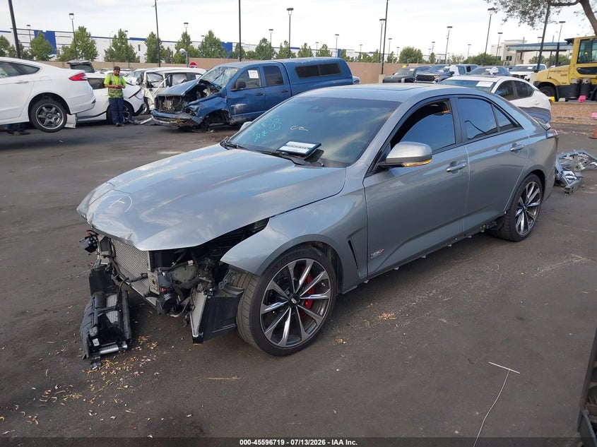 2024 Cadillac Ct4-v VIN 1G6D75RPXR0410279 IAAI salvage auction — FRONT END, Salvage Certificate (California), sold $6,600 on 2026-07-24 (photo 2)