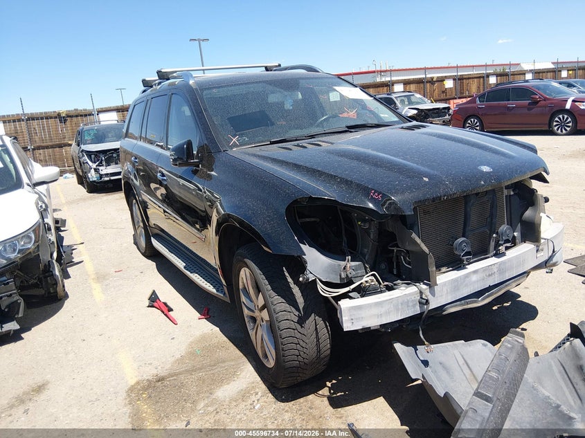 2012 Mercedes-benz Gl-klasse VIN 4JGBF7BE1CA765821 IAAI salvage auction — FRONT END, Salvage (Colorado), sold $1,800 on 2026-08-28 (photo 1)