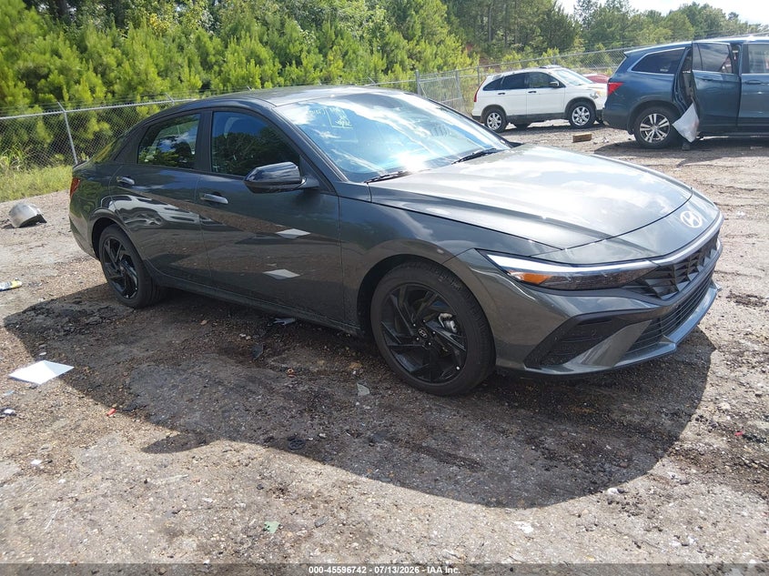2026 Hyundai Elantra VIN KMHLM4DG9TU236624 IAAI salvage auction — LEFT REAR, Salvage Title, sold $13,800 on 2026-07-15 (photo 1)