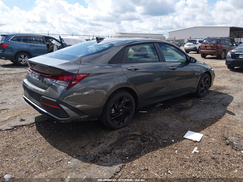 2026 Hyundai Elantra VIN KMHLM4DG9TU236624 IAAI salvage auction — LEFT REAR, Salvage Title, sold $13,800 on 2026-07-15 (photo 4)