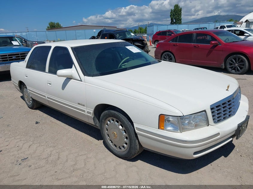 1999 Cadillac Deville VIN 1G6KD54Y6XU775807 IAAI salvage auction — NORMAL WEAR, Clear (Montana), sold $25 on 2026-07-22 (photo 1)