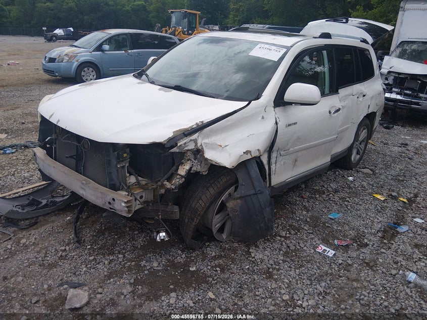 2012 Toyota Highlander VIN 5TDYK3EH1CS083808 IAAI salvage auction — FRONT END, Salvage (Tennessee), sold $2,300 on 2026-07-30 (photo 6)