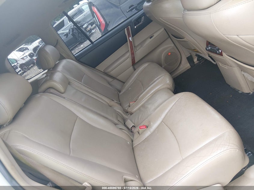 2012 Toyota Highlander VIN 5TDYK3EH1CS083808 IAAI salvage auction — FRONT END, Salvage (Tennessee), sold $2,300 on 2026-07-30 (photo 8)