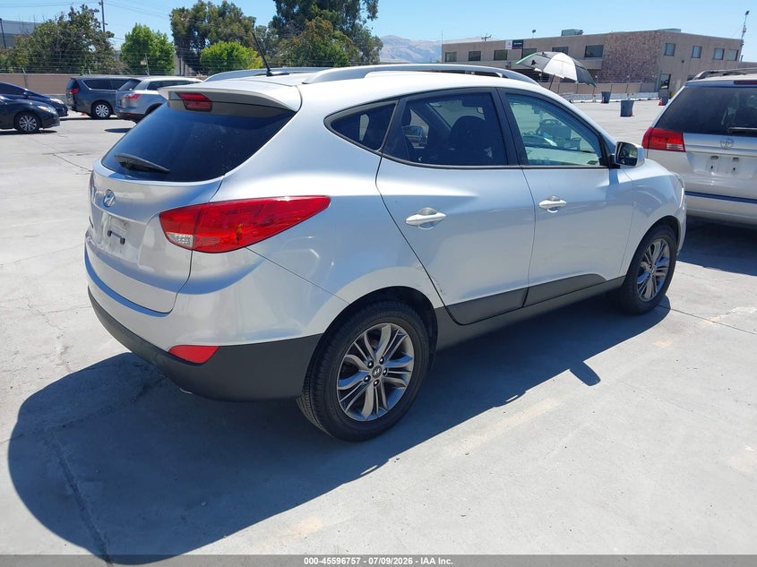 2014 Hyundai Tucson VIN KM8JU3AG4EU805839 IAAI salvage auction — NORMAL WEAR, Clear - Dealer Only (California), sold $2,050 on 2026-07-27 (photo 4)
