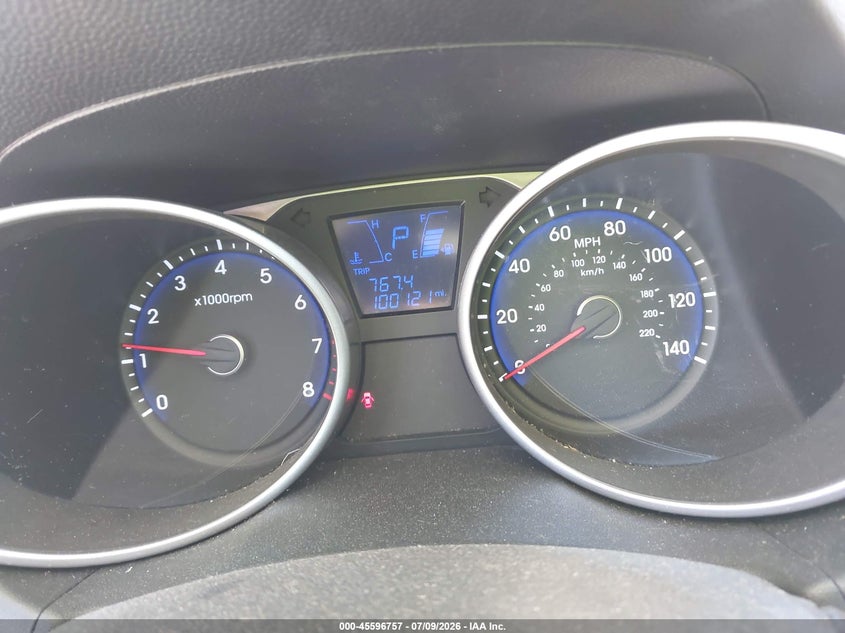 2014 Hyundai Tucson VIN KM8JU3AG4EU805839 IAAI salvage auction — NORMAL WEAR, Clear - Dealer Only (California), sold $2,050 on 2026-07-27 (photo 7)