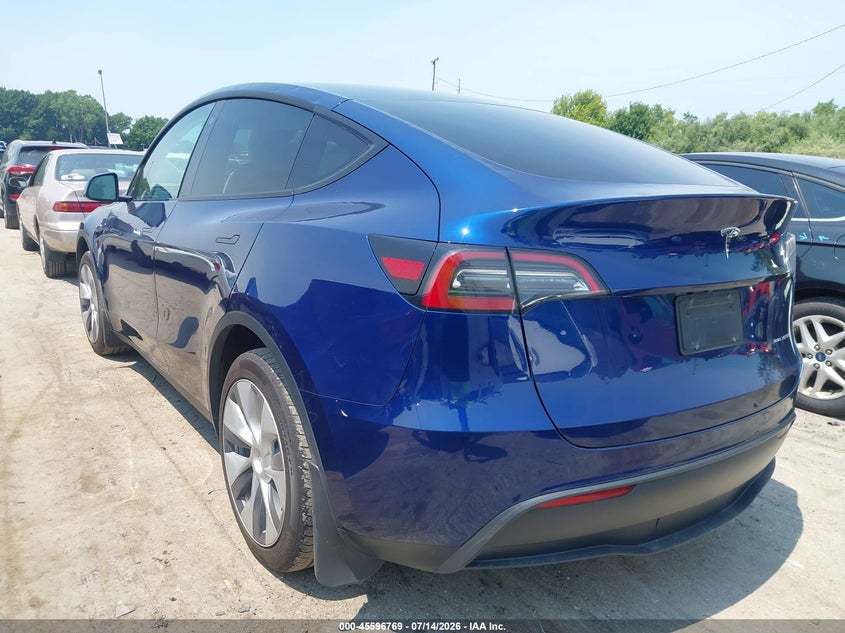 2023 Tesla Model y VIN 7SAYGAEE6PF779816 IAAI salvage auction — HAIL, Salvage (Ohio), sold $8,800 on 2026-08-25 (photo 3)