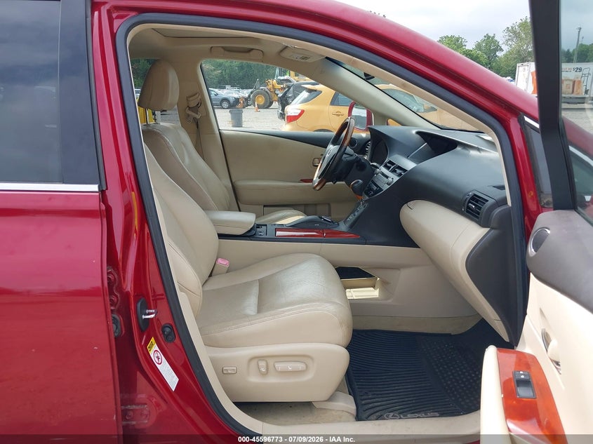 2010 Lexus Rx 450h VIN JTJBC1BAXA2008055 IAAI salvage auction — SIDE, Clear (Pennsylvania), sold $2,700 on 2026-07-28 (photo 5)