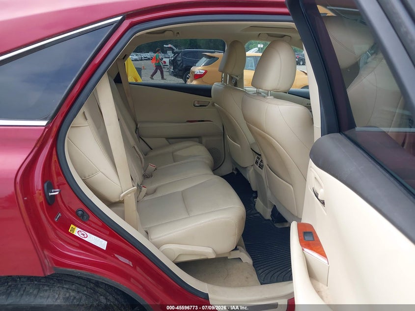 2010 Lexus Rx 450h VIN JTJBC1BAXA2008055 IAAI salvage auction — SIDE, Clear (Pennsylvania), sold $2,700 on 2026-07-28 (photo 8)