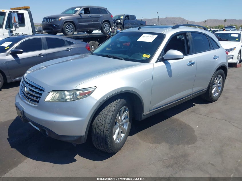2008 Infiniti Fx35 VIN JNRAS08U78X103506 IAAI salvage auction — FRONT END, Salvage (Arizona), sold $25 on 2026-07-28 (photo 2)