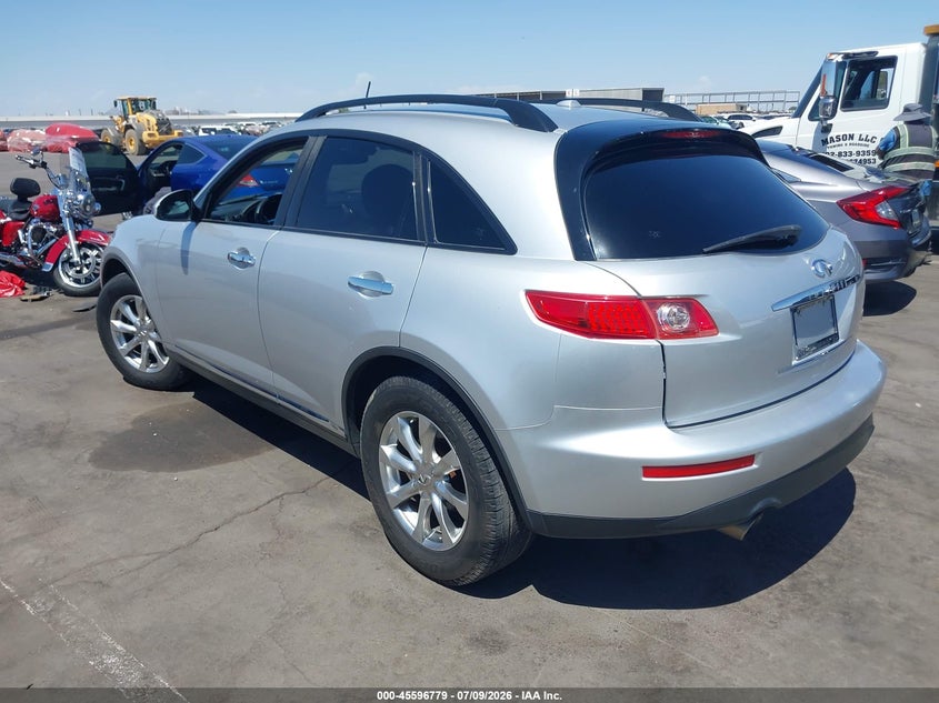 2008 Infiniti Fx35 VIN JNRAS08U78X103506 IAAI salvage auction — FRONT END, Salvage (Arizona), sold $25 on 2026-07-28 (photo 3)