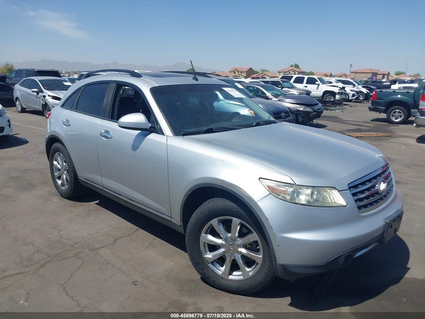 2008 Infiniti Fx35 VIN JNRAS08U78X103506 IAAI salvage auction — FRONT END, Salvage (Arizona), sold $25 on 2026-07-28 (photo 1)