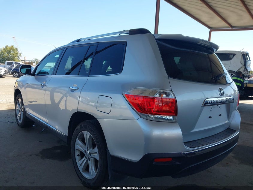 2012 Toyota Highlander VIN 5TDYK3EH2CS081694 IAAI salvage auction — FRONT END, Salvage (California), sold $2,900 on 2026-07-28 (photo 3)