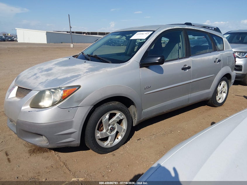 2003 Pontiac Vibe VIN 5Y2SL62893Z464474 IAAI salvage auction — NORMAL WEAR, Clear (Arizona), sold $25 on 2026-07-28 (photo 2)
