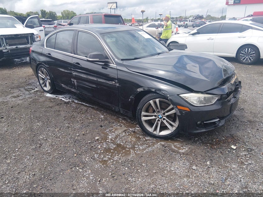 2015 BMW 3er VIN WBA3A9C5XFKW74818 IAAI salvage auction — FRONT END, Clear (Arkansas), sold $1,400 on 2026-08-19 (photo 1)