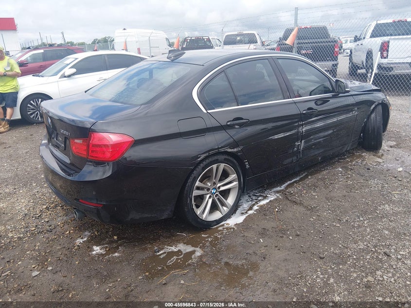 2015 BMW 3er VIN WBA3A9C5XFKW74818 IAAI salvage auction — FRONT END, Clear (Arkansas), sold $1,400 on 2026-08-19 (photo 4)