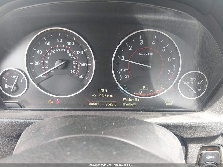 2015 BMW 3er VIN WBA3A9C5XFKW74818 IAAI salvage auction — FRONT END, Clear (Arkansas), sold $1,400 on 2026-08-19 (photo 7)