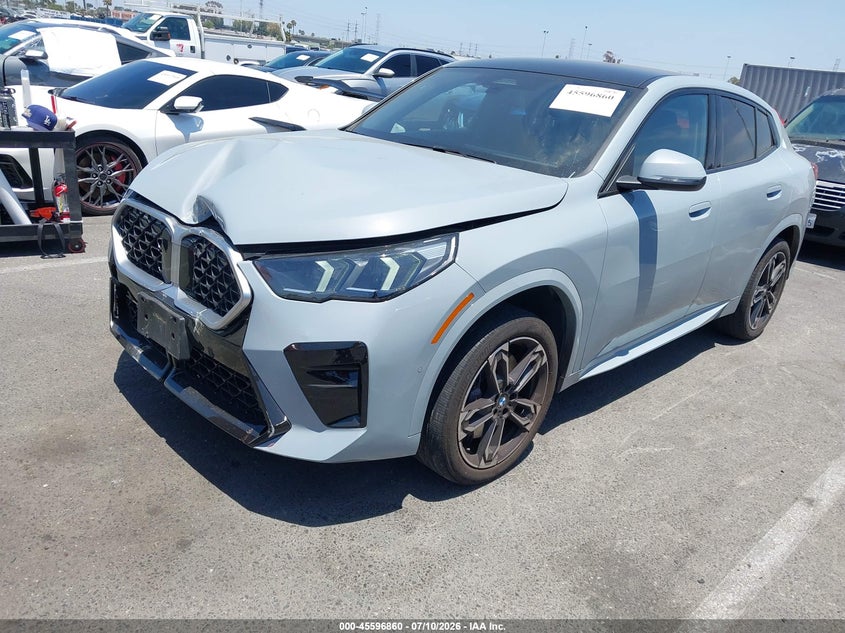 2025 BMW X2 VIN WBX63GM04S5309130 IAAI salvage auction — FRONT END, Clear (California), sold $18,400 on 2026-07-29 (photo 2)